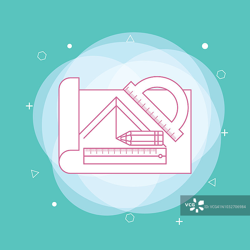 教育几何图片素材