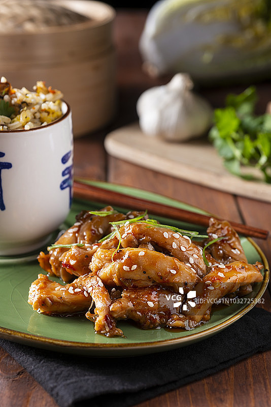 芝麻鸡图片素材