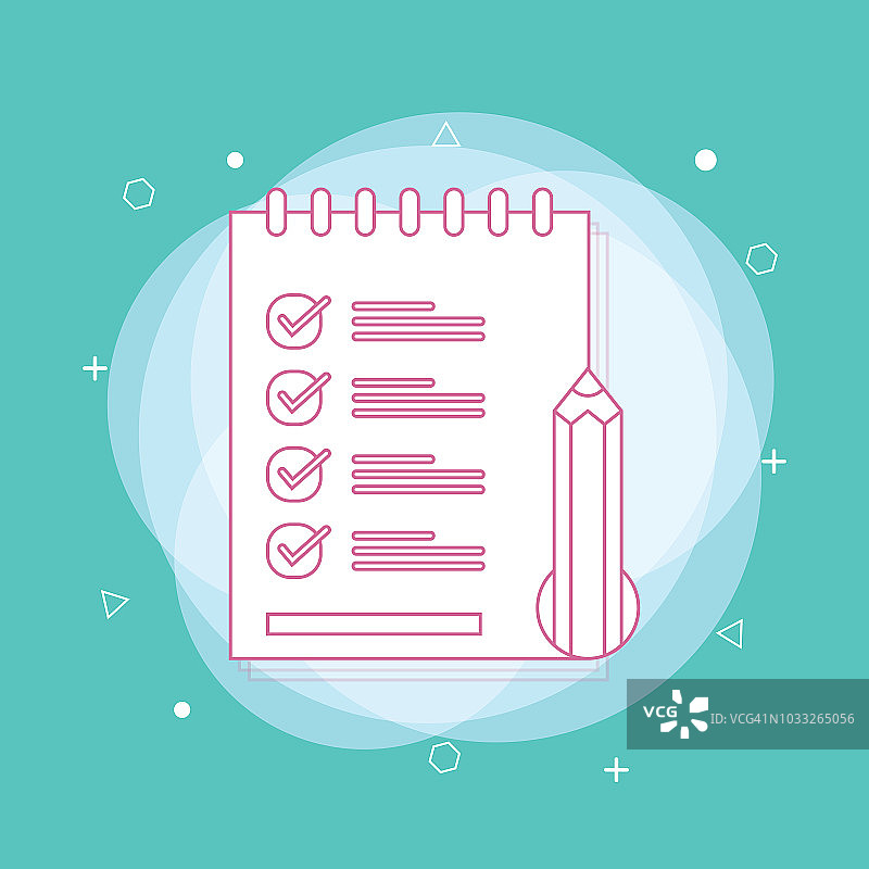 购物清单图片素材