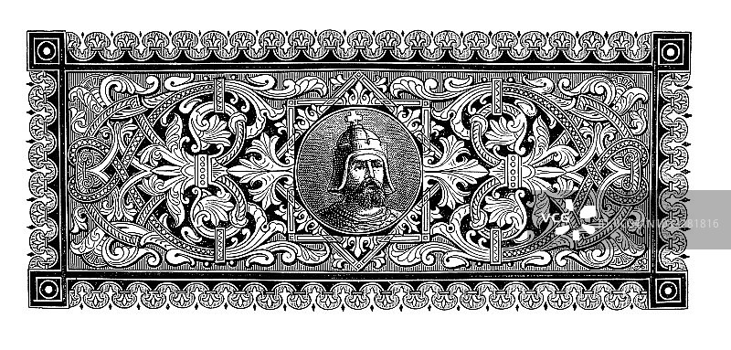 亚述国王装饰图片素材