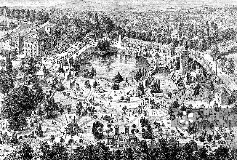 法兰克福动物园图片素材