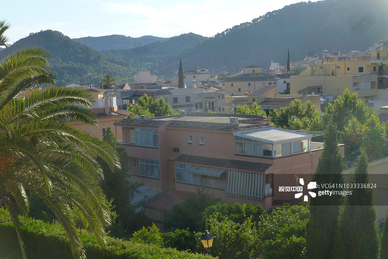 安德拉奇马略卡岛村庄，西班牙巴利阿里群岛图片素材