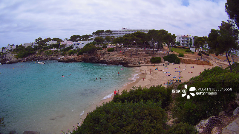 西班牙马略卡岛卡拉多尔海滩图片素材