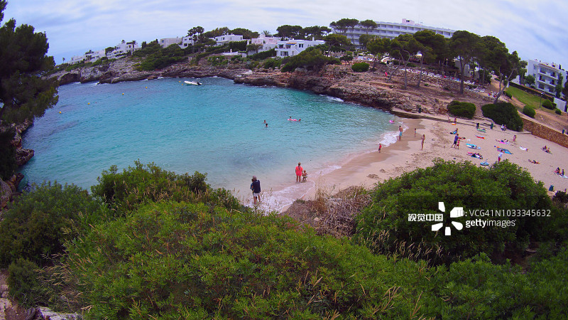 西班牙马略卡岛卡拉多尔海滩图片素材