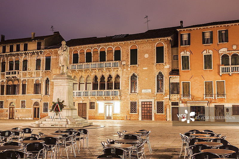 威尼斯的圣斯德望广场图片素材