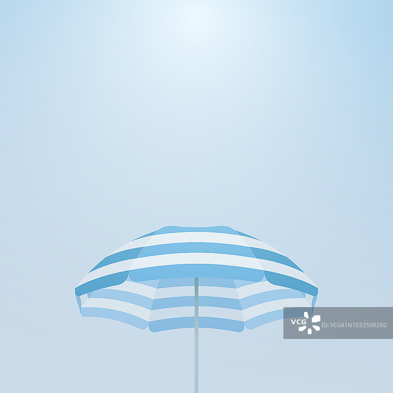 遮阳伞海滩背景图片素材