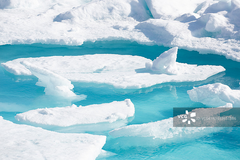格陵兰冰山特写图片素材