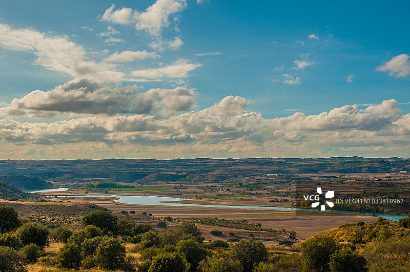塔古斯河谷全景图片素材