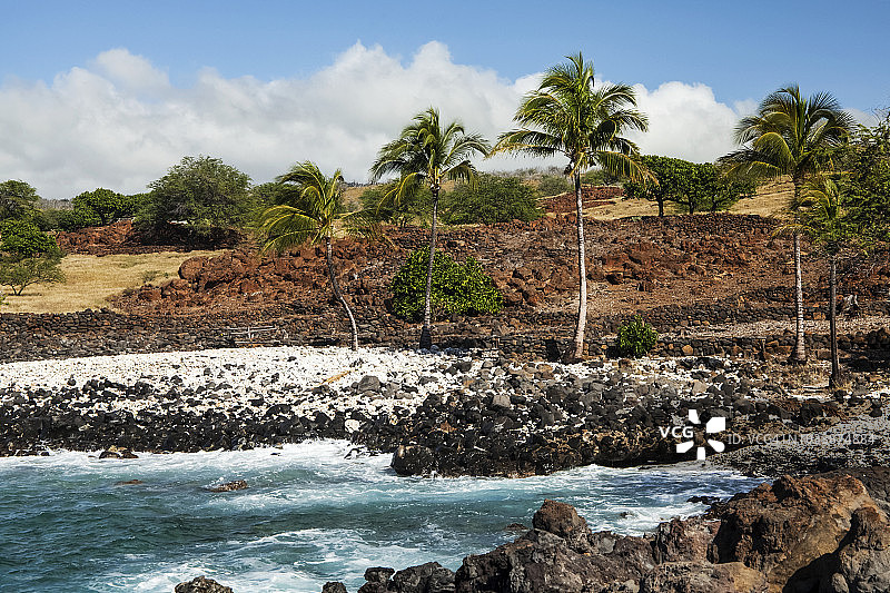 科艾湾：拉帕卡希州立历史公园古村落图片素材