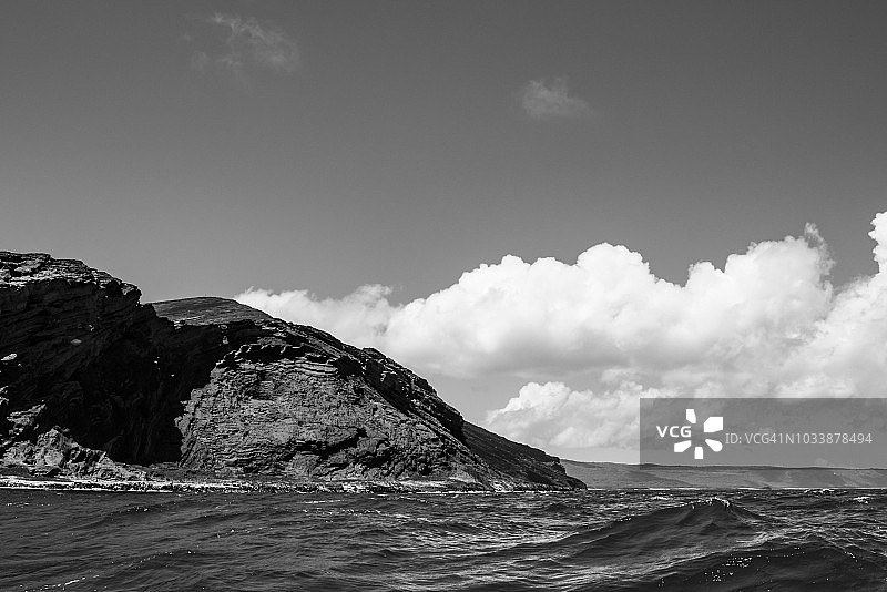 可爱岛附近的乐华岩和尼豪岛背景图片素材