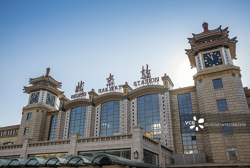 北京火车站图片素材