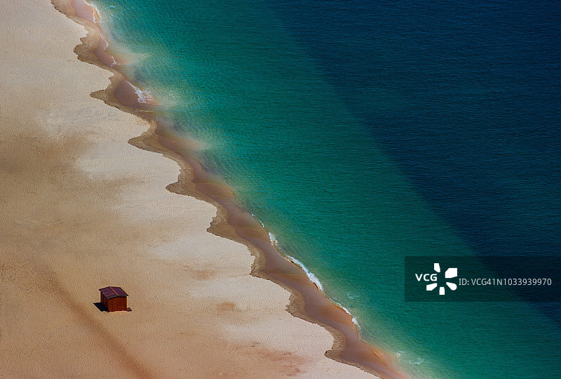 海滩小屋生活图片素材