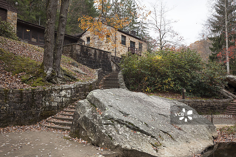 巴布科克州立公园的秋色图片素材