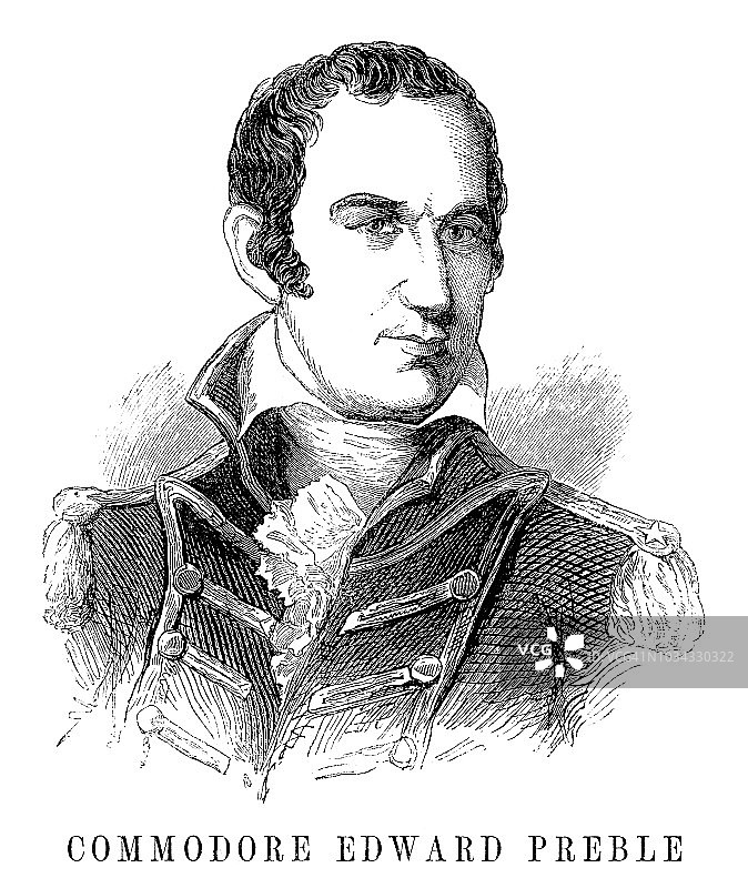 海军准将爱德华·普雷布尔图片素材