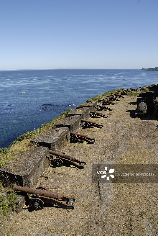 智利涅夫拉的西班牙堡垒图片素材