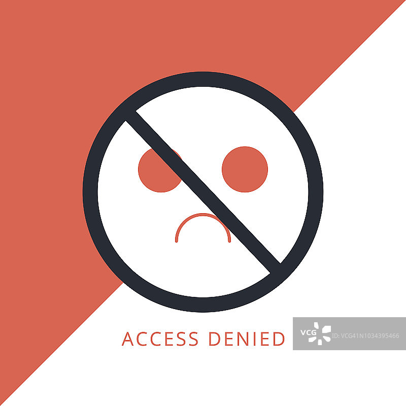 拒绝访问图标图片素材