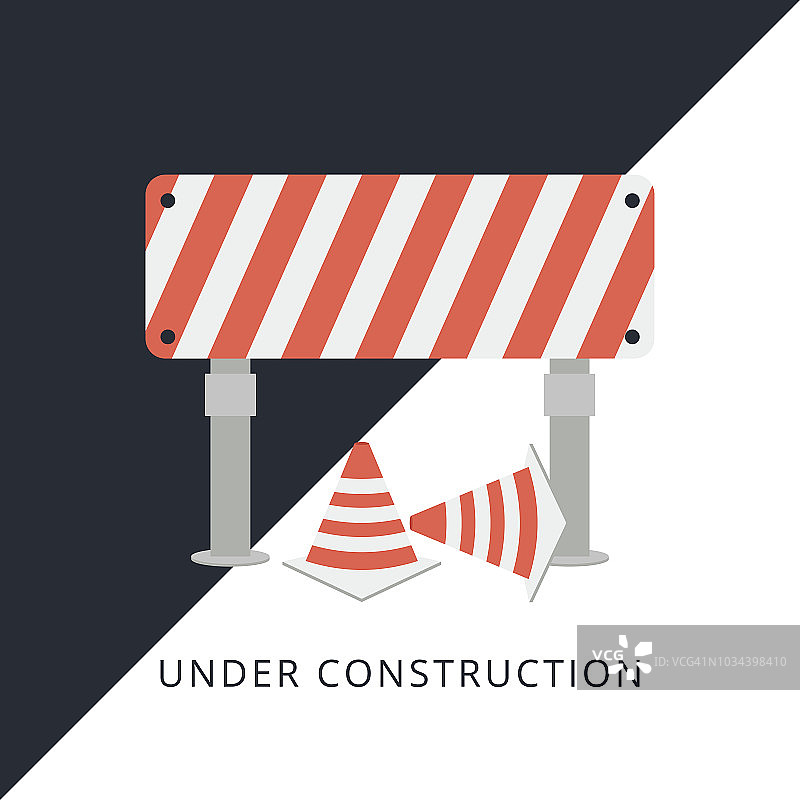 扁平化设计施工中图片素材