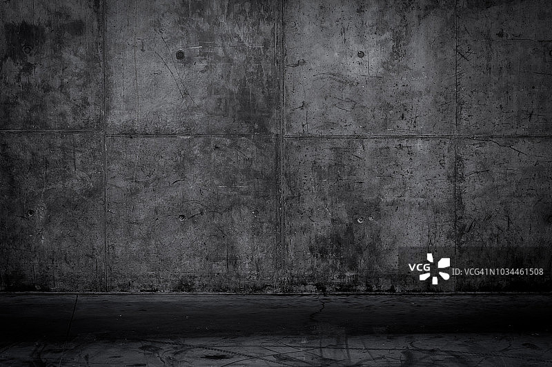 光滑的裸露混凝土墙背景图片素材