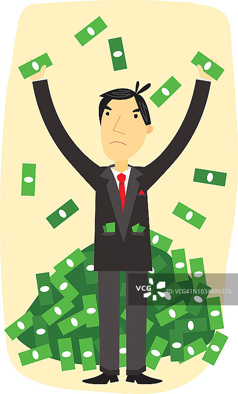 贪婪的商人图片素材