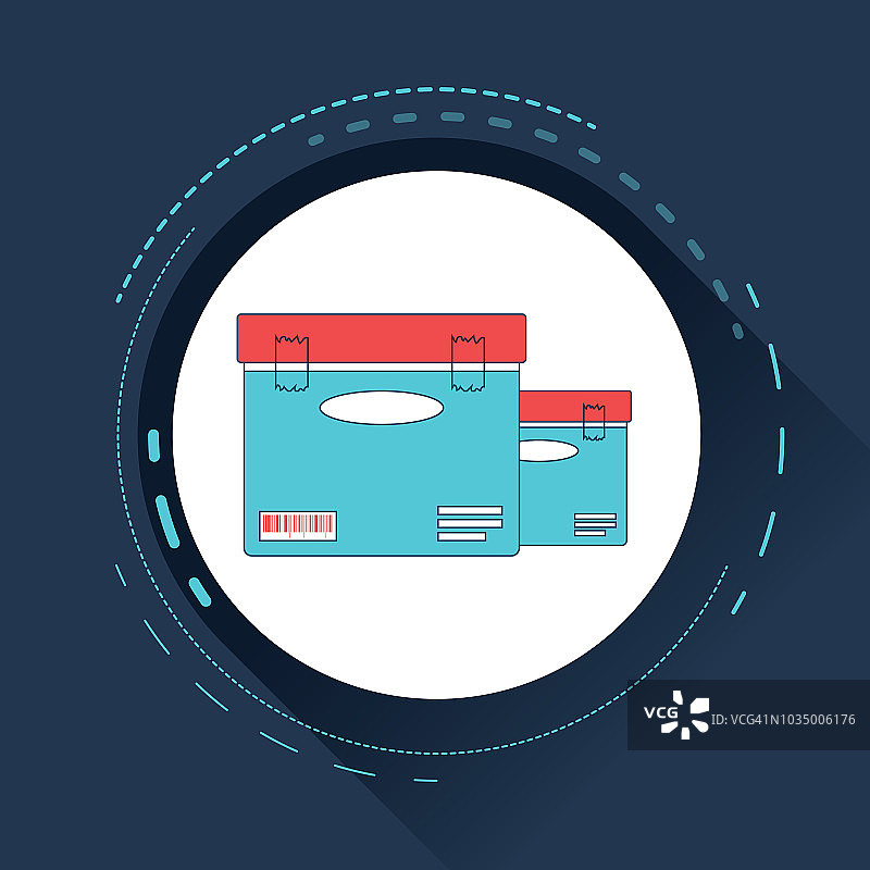 纸板包装箱图片素材