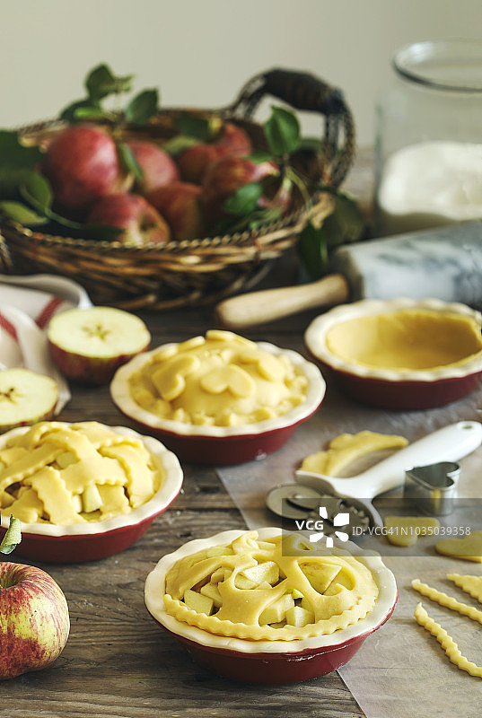 制作经典美式苹果派图片素材