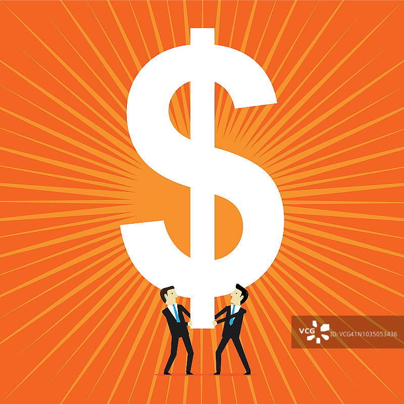 携带大量货币图片素材