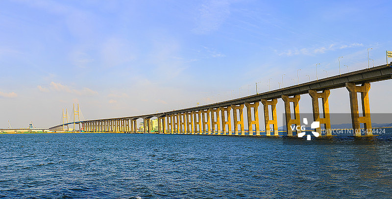 韩国平泽西海大桥图片素材