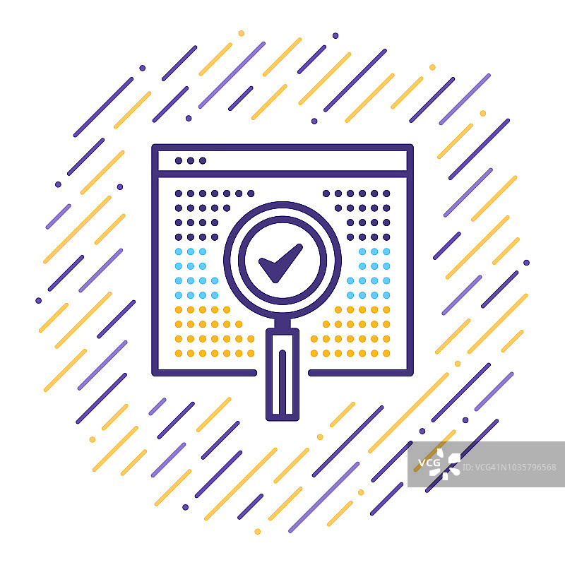 电脑代码线条图标图片素材