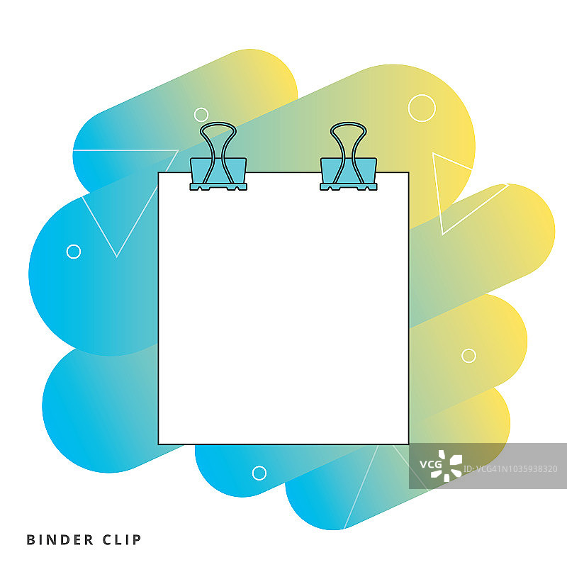 燕尾夹图标图片素材