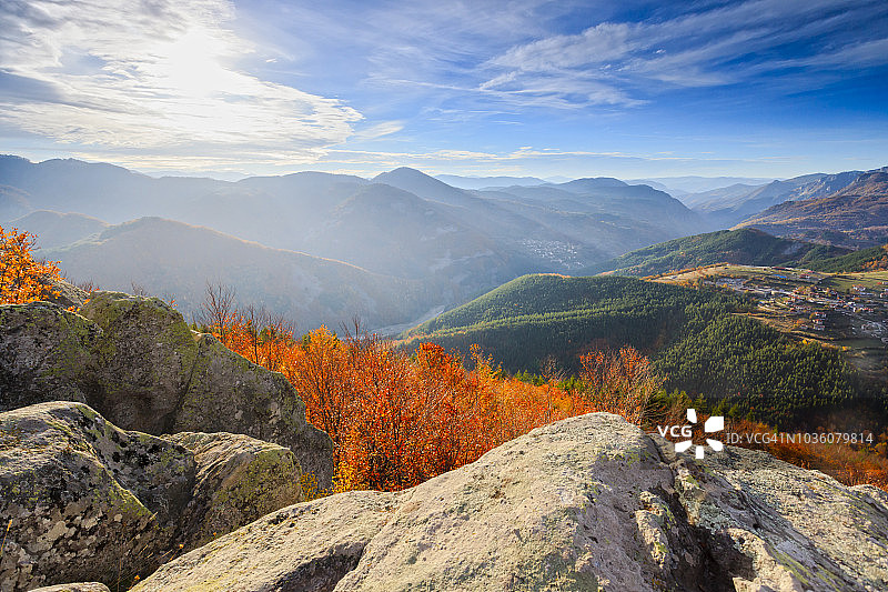 保加利亚罗多彼山脉的贝林塔什色雷斯圣地图片素材