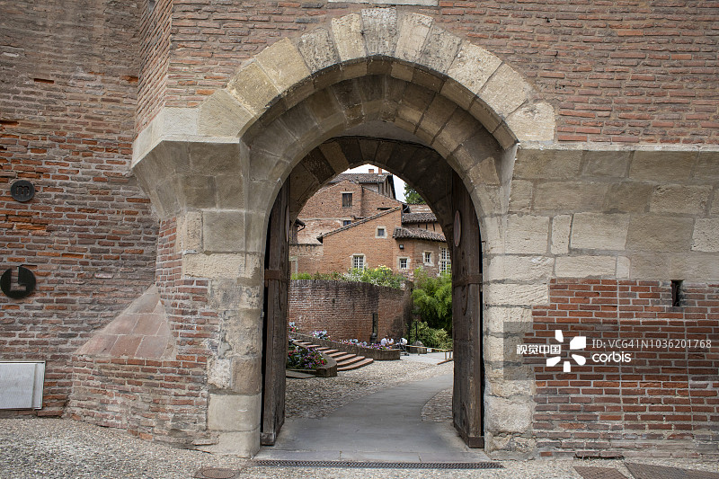 法国阿尔比 - 2016年8月1日：贝尔比宫，现为图卢兹-劳特累克博物馆。自2010年以来，世界遗产地。图片素材