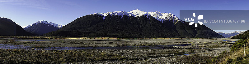 亚瑟隘口的怀马卡里里河图片素材