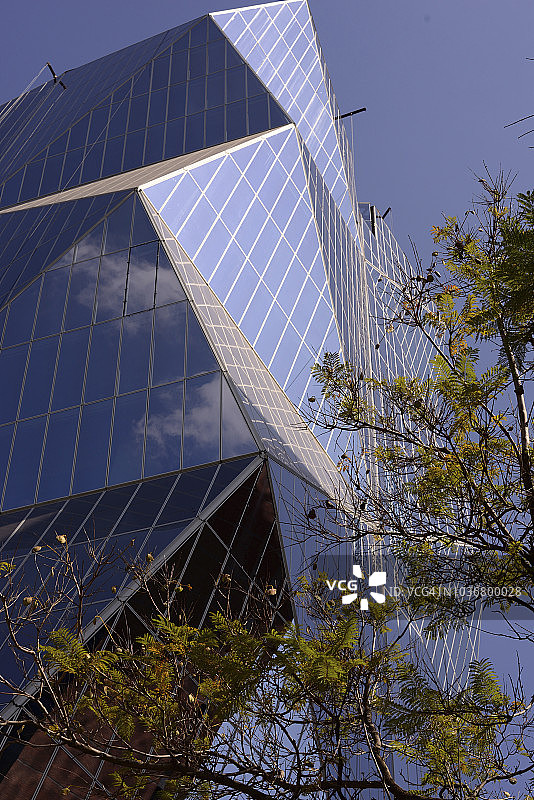 智利圣地亚哥的现代建筑图片素材