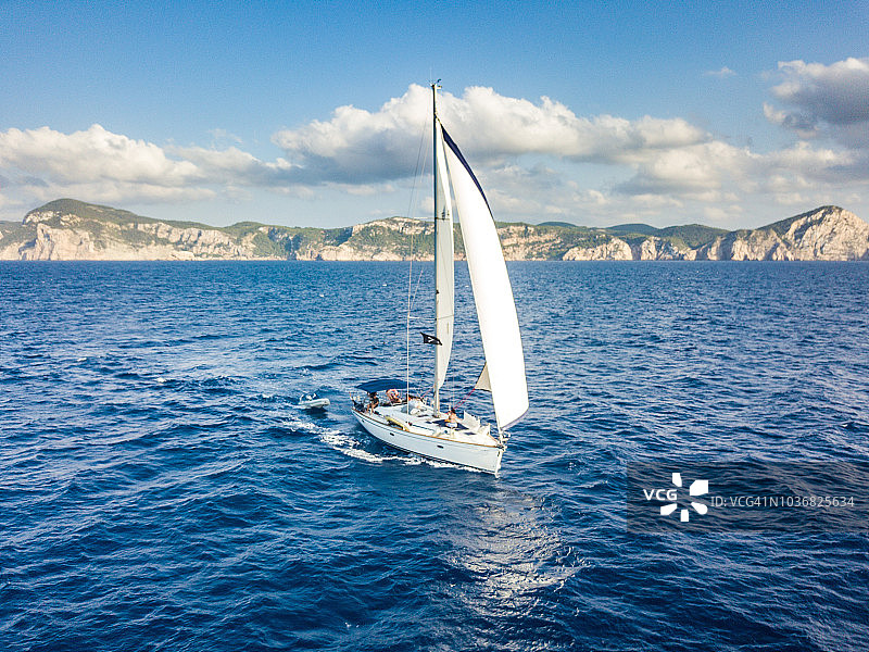 伊维萨岛帆船图片素材