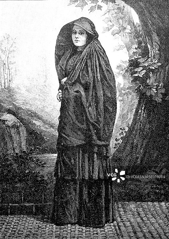 身着典型服装的马耳他女性图片素材