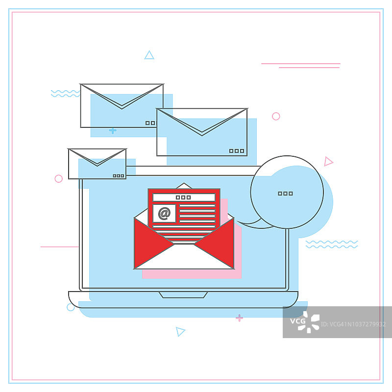 电子邮件营销图片素材