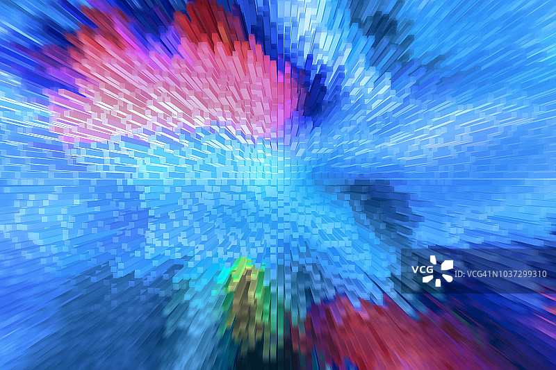 彩色粒子抽象背景图片素材