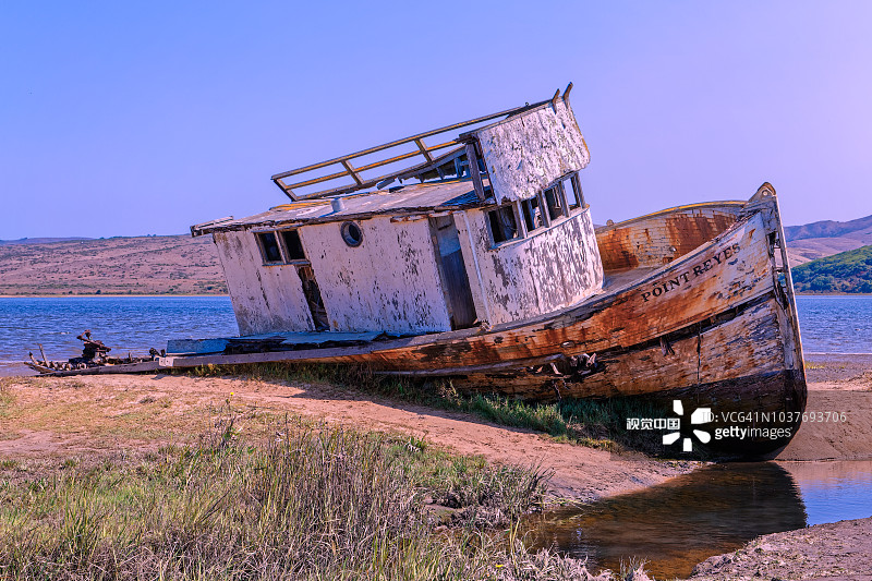 Point Reyes沉船日落图片素材