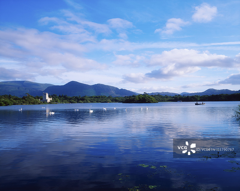 爱尔兰克里郡基拉尼国家公园莱恩湖图片素材