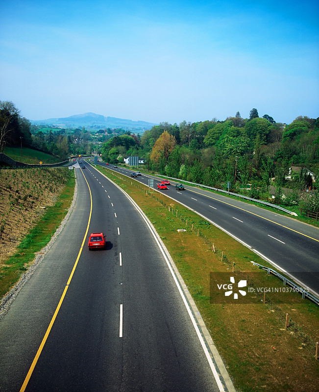 爱尔兰威克洛郡N11公路图片素材