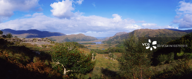 凯里郡，爱尔兰，凯里环路，基拉尼国家公园，女士观景点图片素材