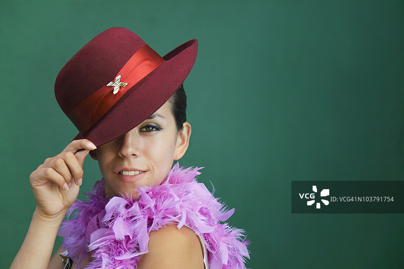 阿根廷布宜诺斯艾利斯卡米尼托区的女性探戈舞者图片素材