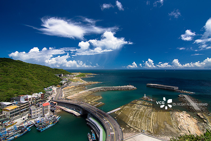 长潭渔港图片素材