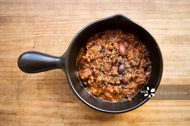 纯素食材制作的豆汤图片素材