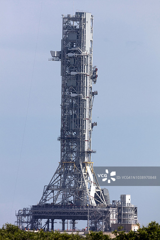 猎鹰重型运载火箭发射台图片素材