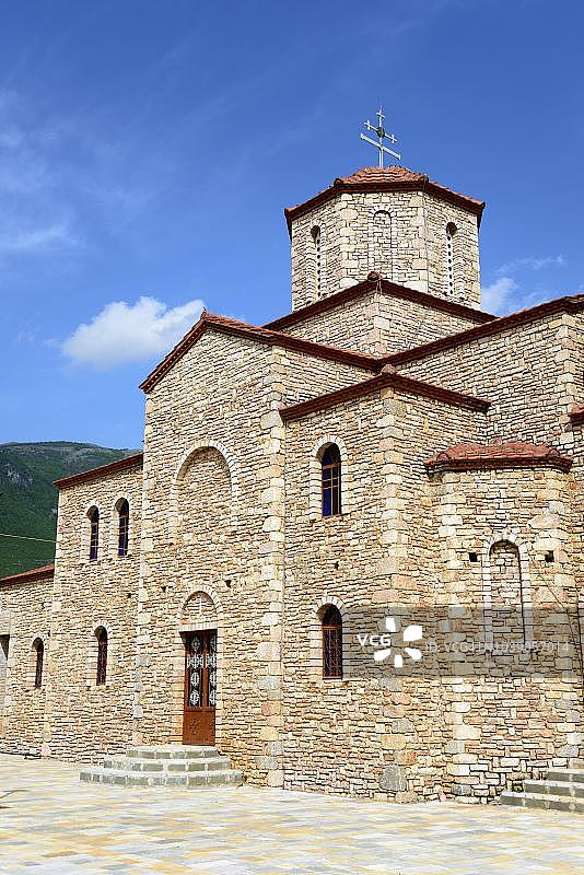 阿尔巴尼亚普斯特茨圣弥额尔天使东正教堂图片素材