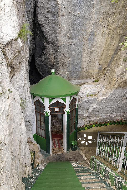 斯坎德培山脉萨里·萨尔蒂克洞穴图片素材