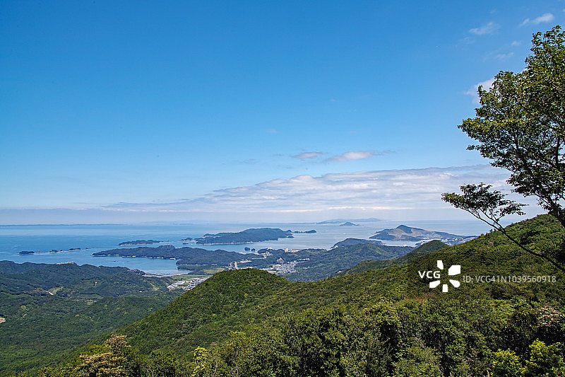 从浅间山天文台眺望阿戈湾图片素材