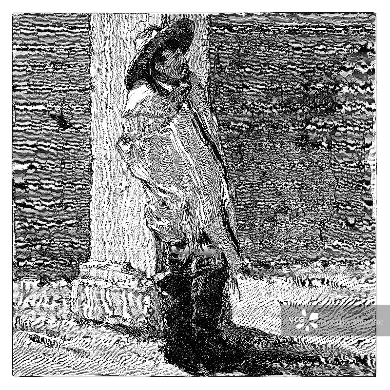 放松的墨西哥男人图片素材