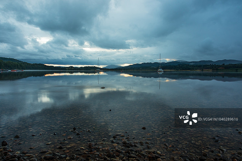 斯凯岛因什湖风光图片素材